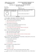 Thi năng lưc giáo viên dạy giỏi cấp trường năm học 2015-2016 trường mầm non Vạn Thạnh